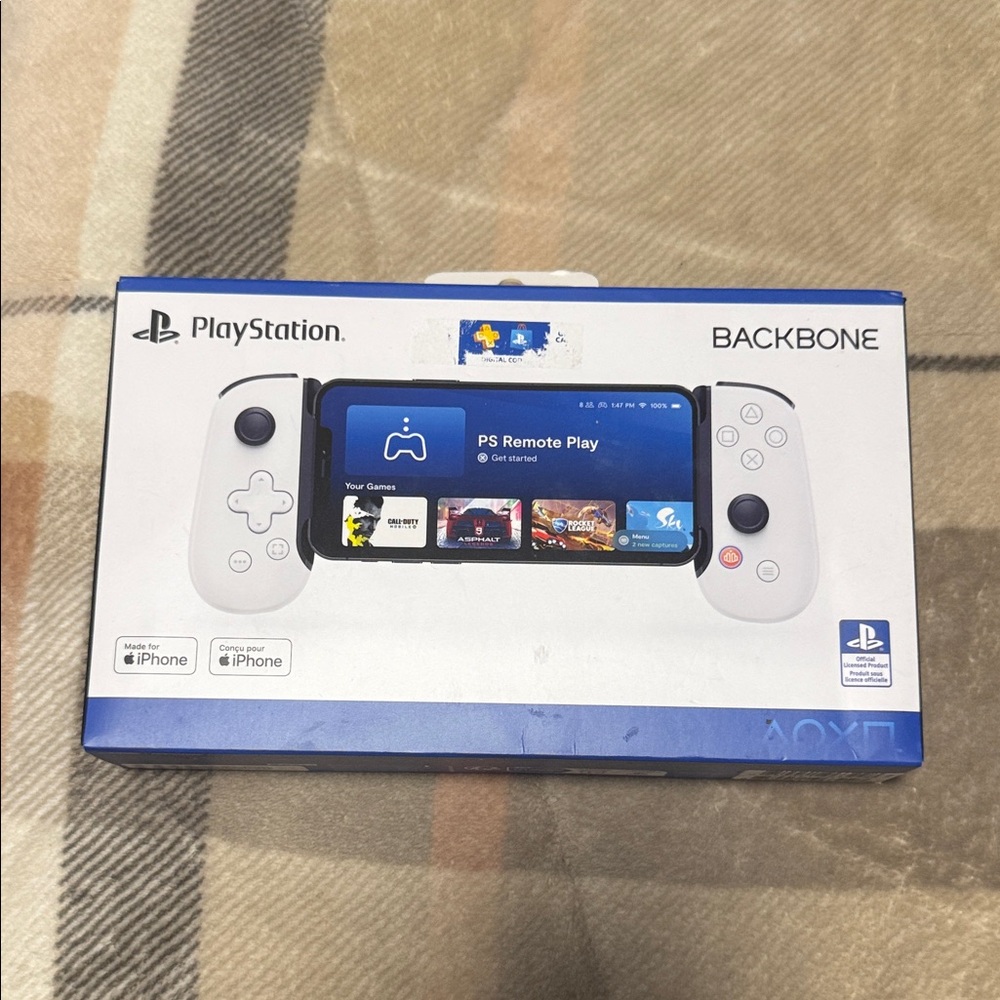 Sony PlayStation Backbone Controller - White and Blue